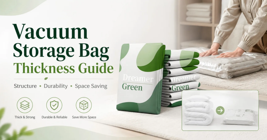 Vacuum storage bag thickness guide for B2B buyers