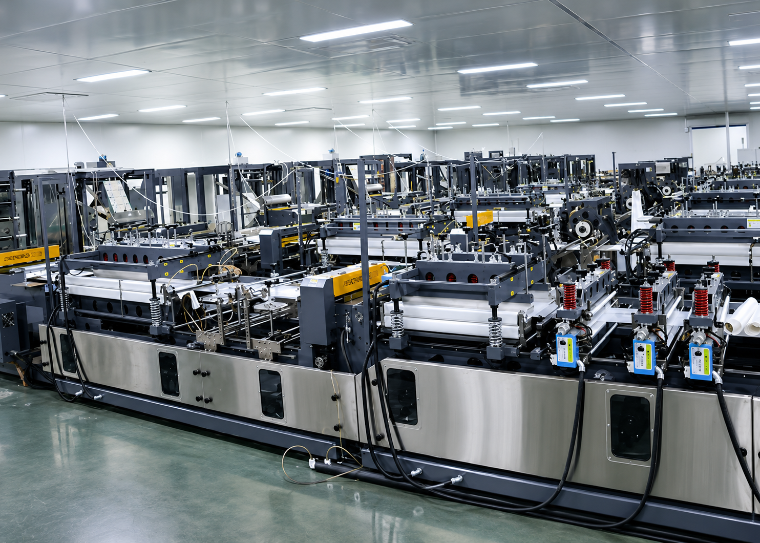 Bag-making equipment for vacuum storage bag converting